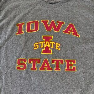 Iowa State university cyclone college football collegiate Gray T-Shirt size XL